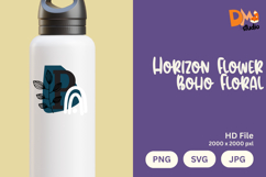 Horizon Flower Boho Floral Monogram Product Image 1