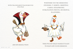 Halloween Silly Goose Clipart Product Image 2