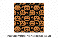Halloween Pumpkin Pattern Png | Sublimation | Digital Paper Product Image 1