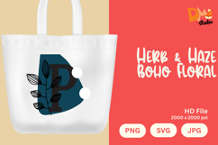 Herb &amp; Haze Boho Floral Monogram Product Image 1