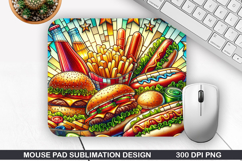 Mouse Pad Sublimation, 4th Of July Mouse Pad PNG Product Image 1
