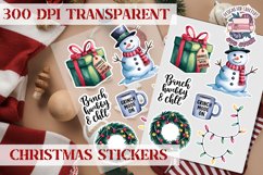 Christmas Sticker Sheet In My Grinch Era Winter Holiday PNG Product Image 1