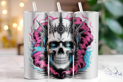 Skull Tumbler Wrap | Sublimation | Tumblers Product Image 1
