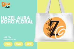 Hazel Aura Boho Floral Monogram Product Image 1