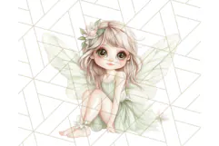 Pastel Fairies and Butterflies PNG, Spring Fantasy Clipart Product Image 2