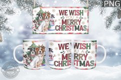 We Wish You A Merry Mug Wrap - Christmas Mug Sublimation Product Image 1