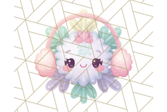 Kawaii Weather Clipart PNG, Cute Pastel Weather Icons Product Image 2