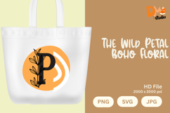 The Wild Petal Boho Floral Monogram Product Image 1