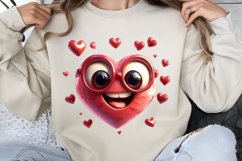 Funny Valentine Clipart PNG Product Image 1