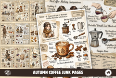 Autumn Coffee Junk Journal Product Image 1