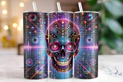 Skull Tumbler Wrap | Sublimation Product Image 1