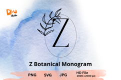 Botanical Monogram - Floral Letter Set for Elegant Designs Product Image 1