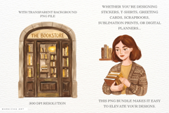 Autumn Bookstore Clipart Product Image 2