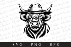 Highland cow SVG | SVG Cut files | Cricut Product Image 1