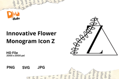 Innovative Flower Monogram Icon Product Image 1