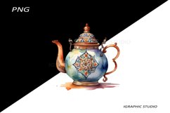 Watercolor Moroccan Clipart Product Image 1