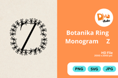 Botanika Ring Monogram Product Image 1