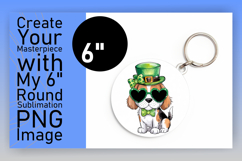 Artful Round Design Coaster Template , St Patrick Product Image 1