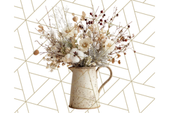 Whimsy Winter Florals Clipart PNG, Christmas Png Clipart Product Image 2