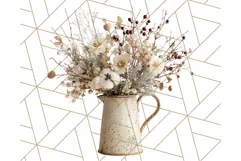 Whimsy Winter Florals Clipart PNG, Christmas Png Clipart Product Image 2