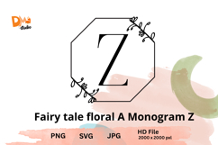 Fairy Tale Floral Monogram Product Image 1