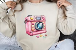 Retro Valentine Clipart PNG Product Image 1