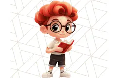 Boy Teacher Clipart PNG, Cute Male Teacher Illustration Product Image 2