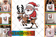 Sweet TSHIRT Ideas PNG, Funny Santa Product Image 1