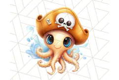 Cartoon Pirate Kids and Animals PNG Clipart for Fun Designs Product Image 2
