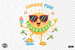 Cute Summer Sun Clipart Product Image 1