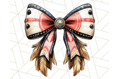 Western Style Bow PNG, Cute Cowboy, Cowgirl Coquette Png Product Image 2