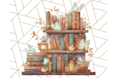 Cottagecore Butterfly and Book PNG Clipart Reading Elements Product Image 2