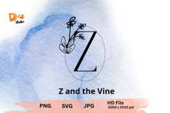 and the Vine Monogram Product Image 1