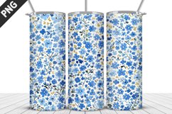 Flowers Tumbler Wrap | Sublimation Design | Tumbler PNG Product Image 1