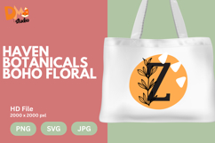 Haven Botanicals Boho Floral Monogram Product Image 1