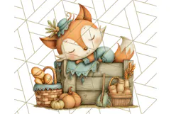 Whimsy Woods Harvest Festival Clipart PNG Files Product Image 2