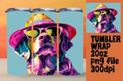 Splash of Canine Colors Tumbler Design Product Image 1