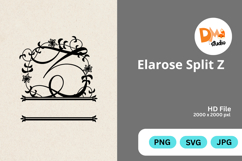 Elarose Split Monogram Product Image 1
