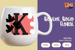 Boheme Boho Floral Monogram Product Image 1