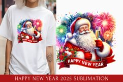 Happy New Year 2025 Sublimation, christmas santa bundle Product Image 6