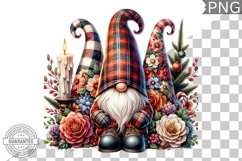 Christmas Gnome Sublimation - Clipart PNG Design Product Image 1