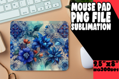 Joyful Mouse Pad PNG Design, Watercolor Patter Product Image 1