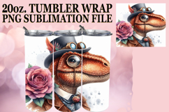 Radiant Mornings 20oz tumbler wrap, Dino Product Image 1
