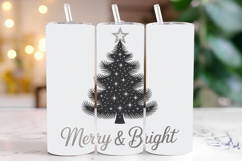 Merry &amp; Bright Svg | Christmas Svg | Svg Cut Files Product Image 1