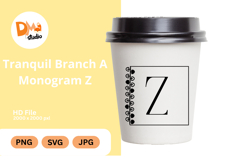 Tranquil Branch Monogram Icon Product Image 1