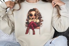 Anti Valentine girl Clipart PNG Product Image 1
