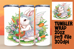 Stylish 20oz Tumbler Template , Easter Bunny Product Image 1