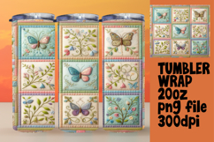 Custom 20oz Tumbler Design , Patchwork Product Image 1