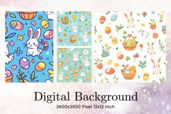 Easter Egg Background Backdrop Wallpaper Wall Art Product Image 1