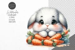 Bunny clipart, Nursery clipart, Kids clipart Product Image 1